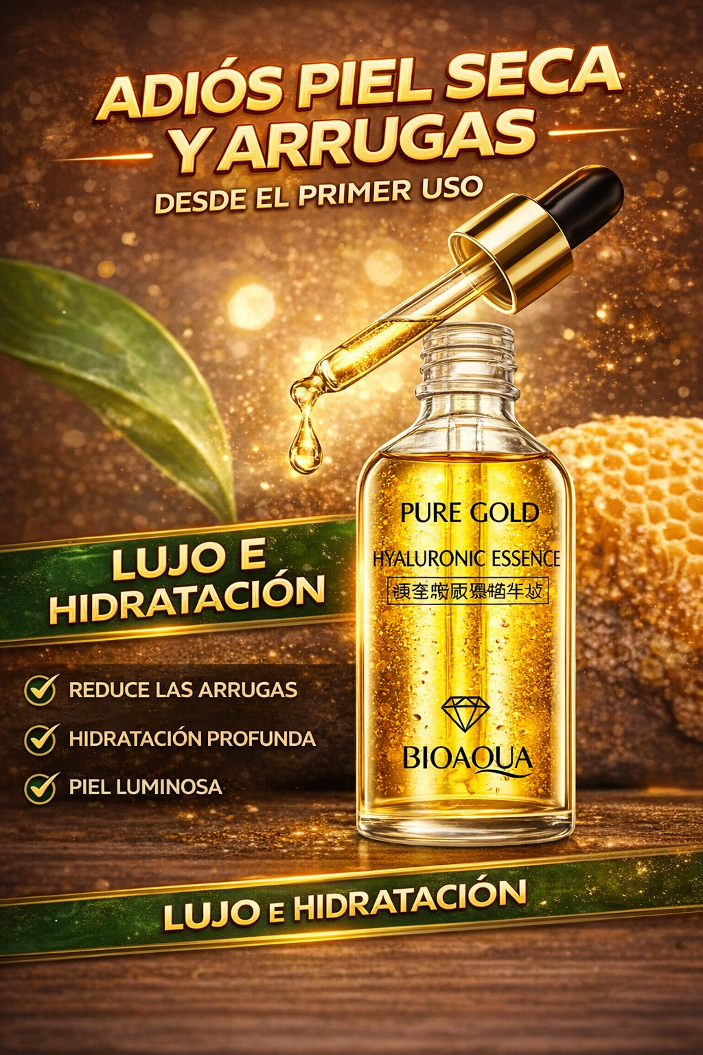 SERUM YELLOW GOLD ACIDO HIALURONICO