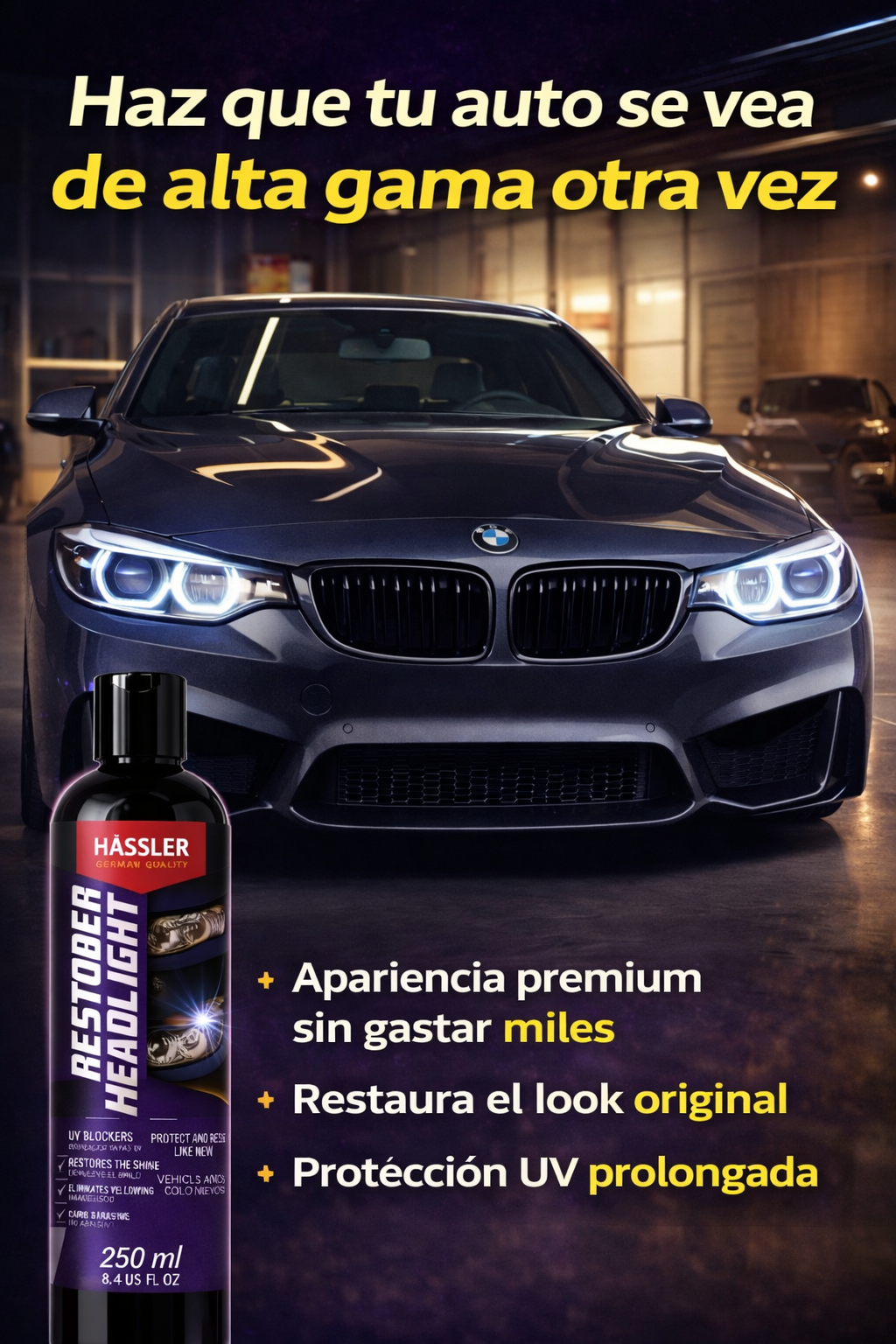 RESTAURADOR DE FAROS TECNOLOGIA PROFESIONAL