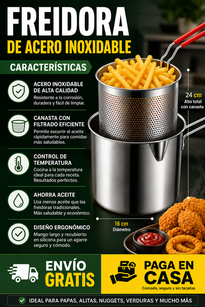 FRYMASTER - FREIDORA DE ACERO INOXIDABLE IMPORTADA