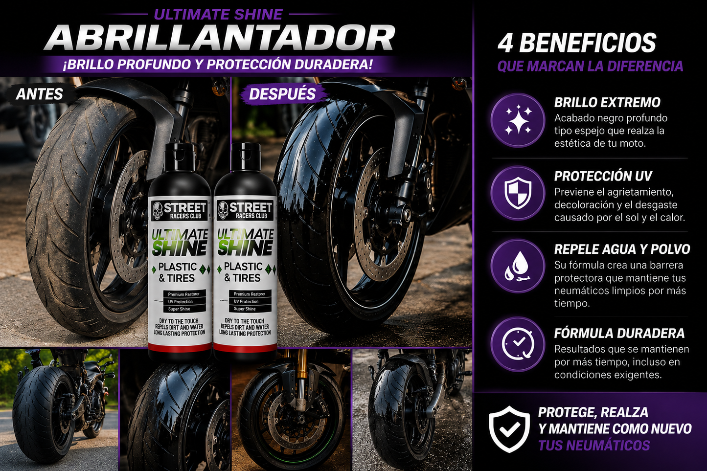 Brillanta - Abrillantador de Neumaticos Profesional