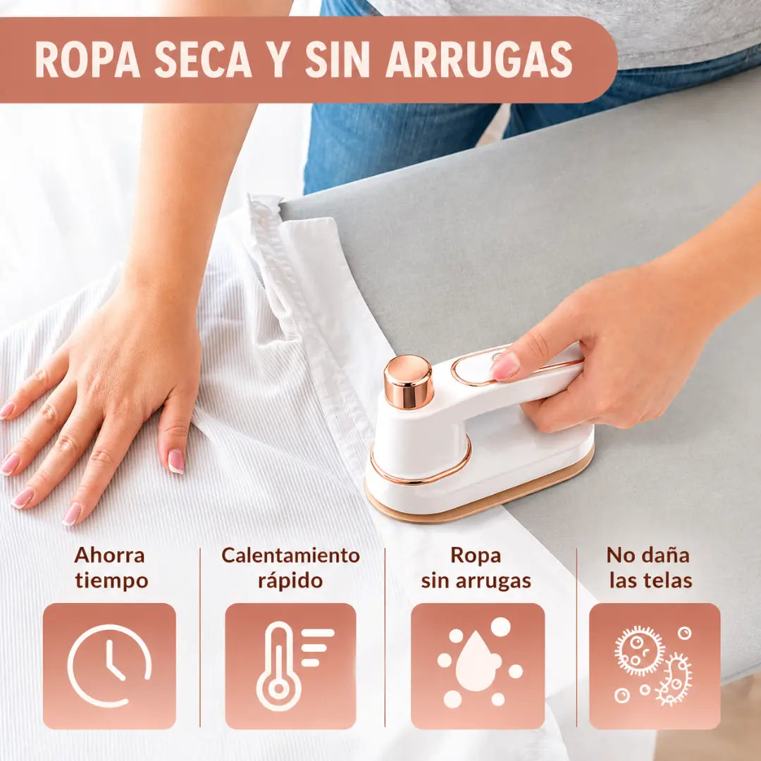 VAPOGO PLANCHA COMPACTA VAPOR PORTATIL TECNOLOGIA IMPORTADA