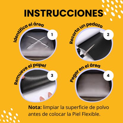 TAPIFLEX- PARCHE DE CUERO ADHESIVO IMPERMEABLE