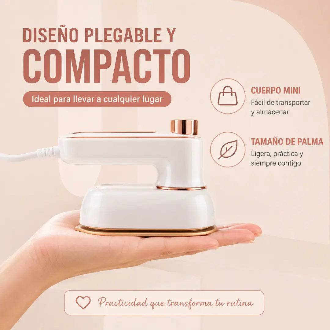 VAPOGO PLANCHA COMPACTA VAPOR PORTATIL TECNOLOGIA IMPORTADA