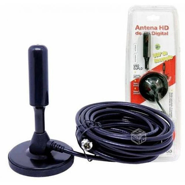 ANTENA TV DIGITAL 2X1 FULL HD DE IMÁN INTERIOR