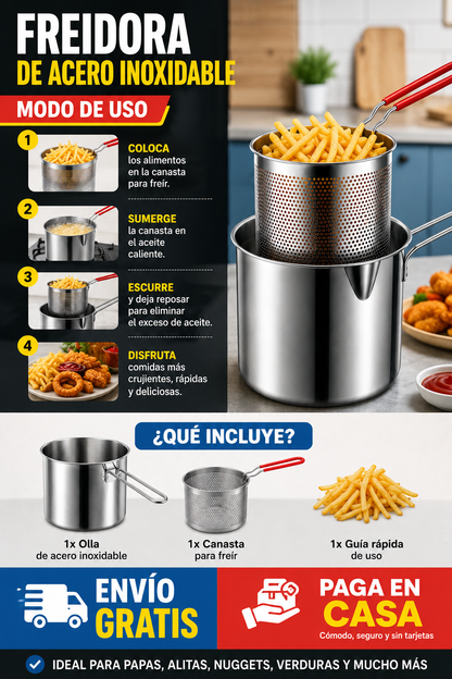 FRYMASTER - FREIDORA DE ACERO INOXIDABLE IMPORTADA