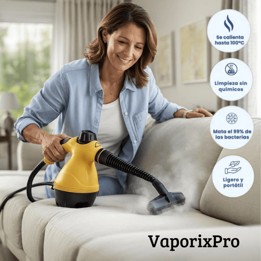 VAPORIXPRO- LIMPIADOR DESINFECTANTE A VAPOR TECNOLOGIA PROFESIONAL