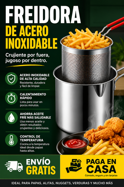 FRYMASTER - FREIDORA DE ACERO INOXIDABLE IMPORTADA