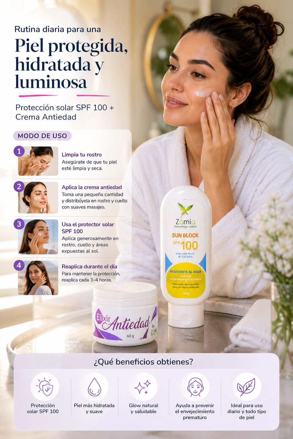 REJUVPRO- ANTIEDAD + PROTECTOR SOLAR FORMULA PROFESIONAL