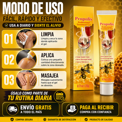 ALIVIA TUS DOLORES CON NUESTRA CREMA DE PROPOLIS AHORA CON UNA FORMULA AVANZADA PAARA TU ALIVIO Y DESCANSO