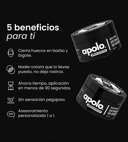 APOLO ORIGINAL ESTIMULANTE DE BARBA AL 20% ACTIVADOR DERMO FOLICULAR