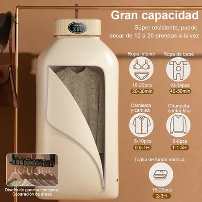 SECAFLASH-SECADORA DE ROPA PORTATIL TECNOLOGIA FRANCESA
